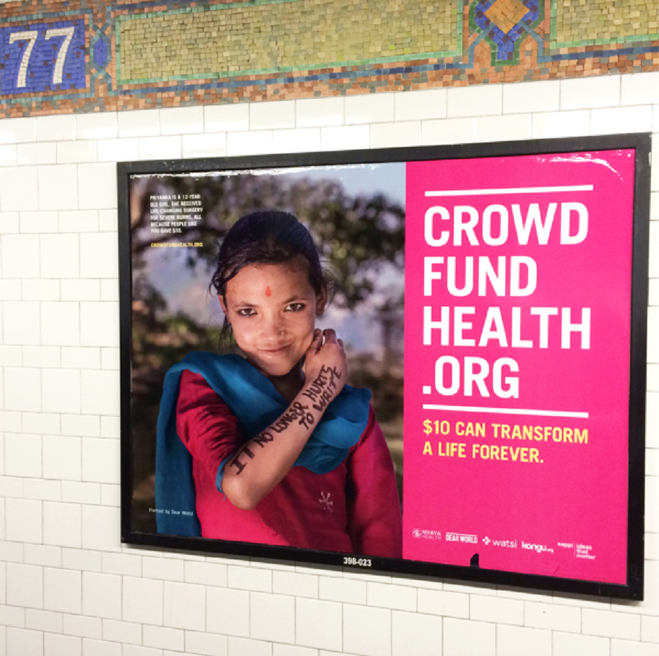 Crowdfund Health Ads in NYC!